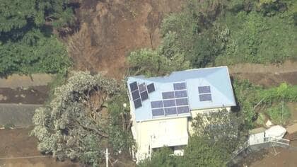 土砂崩れで64歳女性死亡　夫らが崖の補強求め一部整備も「こっちの方が危ない」　県は「実施要件に該当せず」