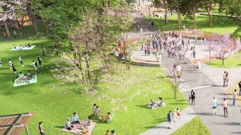 【企業版ふるさと納税】北広島市が「北広公園」の大規模リニューアルを発表！野球場や不動産を手がける株式会社エスコンが『遊具を寄付』ステージ広場や芝生が2026年末に完成予定