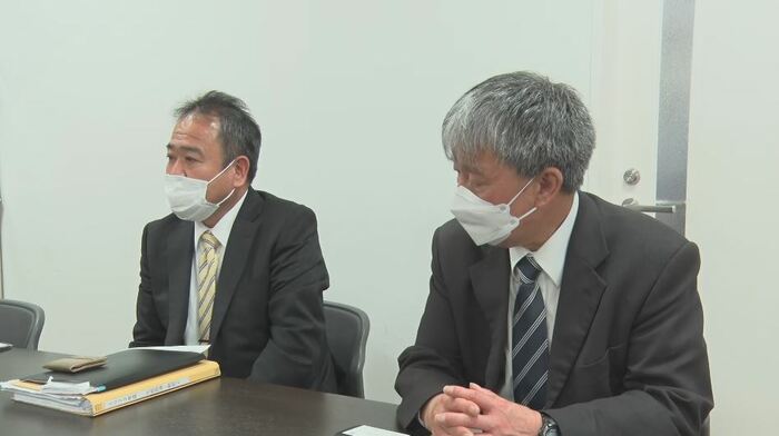 取材に応じる高校