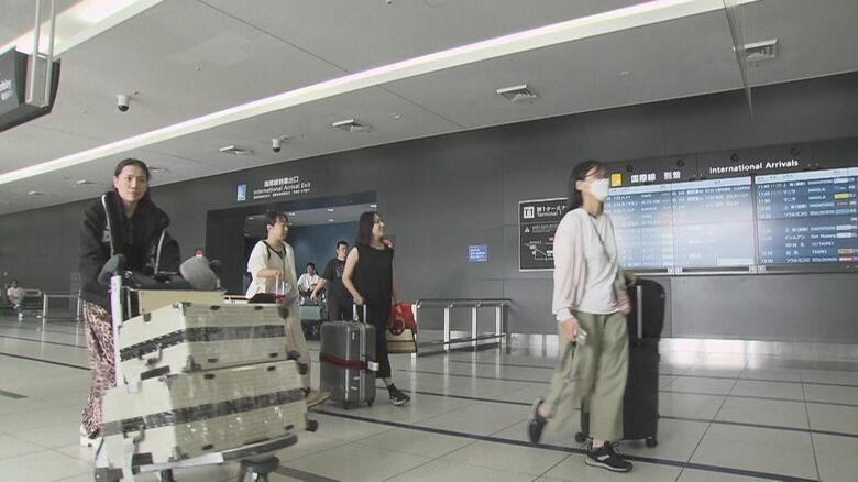 1日で約9300人が帰国へ…中部空港でお盆休みの帰国ラッシュがピーク ベトナムやカンボジア帰りの家族も｜FNNプライムオンライン