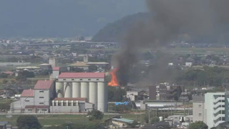 【速報】「お寺が燃えている」と通報 佐賀市嘉瀬町で火事（佐賀県）｜FNNプライムオンライン