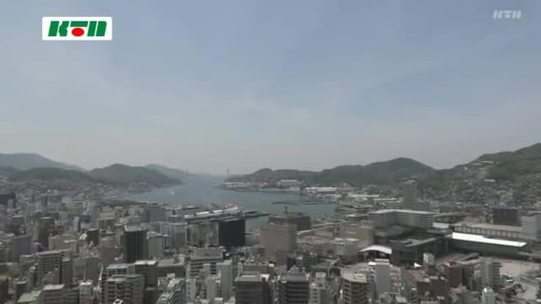 長崎は広い範囲で夏日となる予想　昼前で長崎で25.5℃　松浦で25.2℃　高気圧に覆われ青空広がる｜FNNプライムオンライン