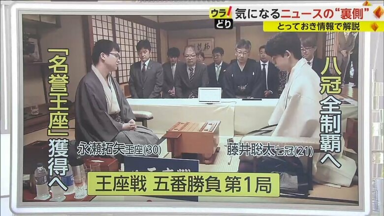 “千日手”にも注目…藤井聡太七冠が“八冠全制覇”に向け王座戦第1局　永瀬王座「人間を辞めないと勝てない」　｜FNNプライムオンライン