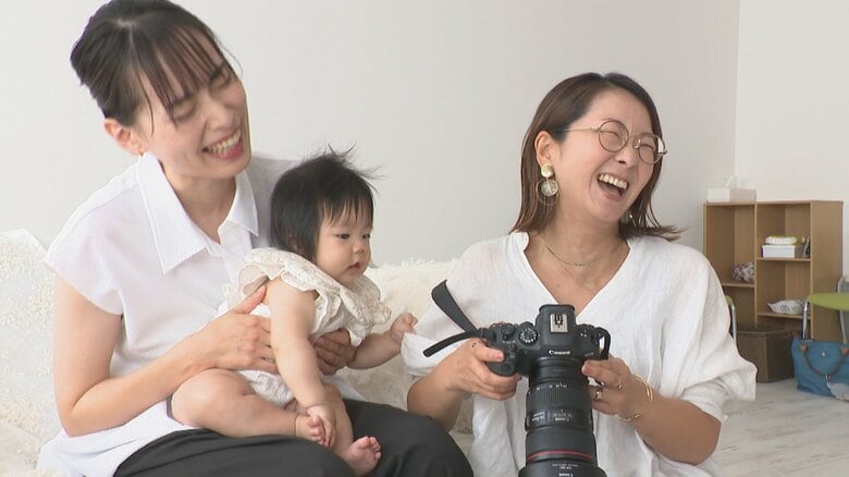授乳フォトが人気　ママたちが残したい親子の今だけの瞬間「自分の宝物やお守りになる」｜FNNプライムオンライン