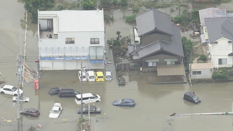 線状降水帯が2回発生した愛知県東部　復旧への動き始まるも冠水等で広範囲に被害「農業できない…」｜FNNプライムオンライン