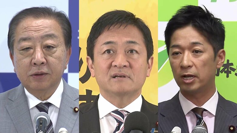 立憲・維新・国民3党首きょう会談へ…国民・維新は“首相指名”での連携は「政策の一致が必要」と強調　高市総裁“公明連立離脱”を陳謝｜FNNプライムオンライン
