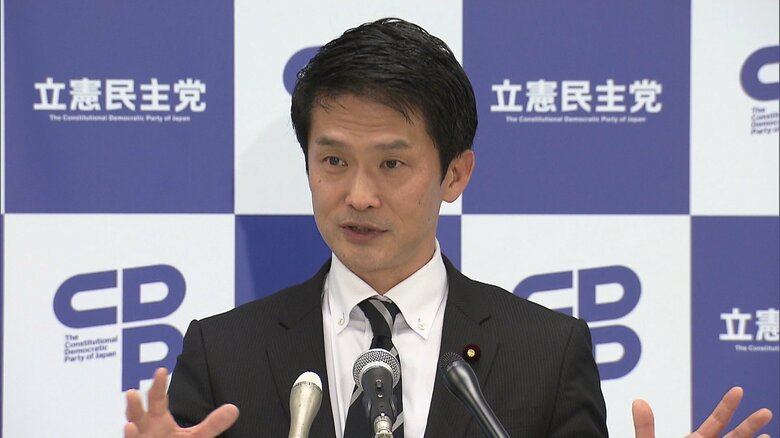 立憲・小川幹事長