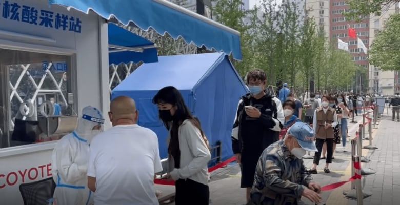 ほぼ毎日PCR検査が義務となっている北京市朝陽区