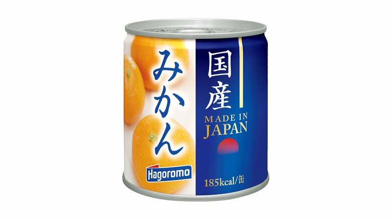 「国産みかん5号缶」は310円（税抜き）に引き上がる