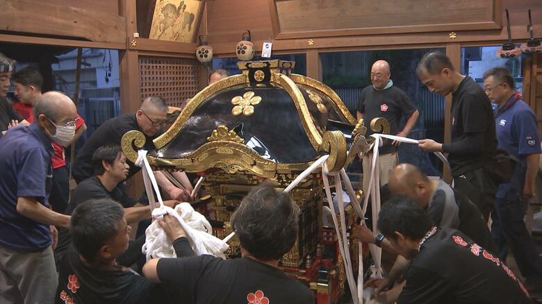 大分市の西新町天満社