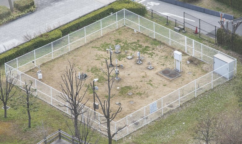 大阪管区気象台のアメダス観測地点（大阪市）