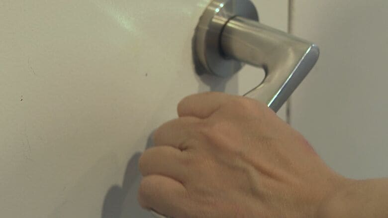 共用部分の消毒を