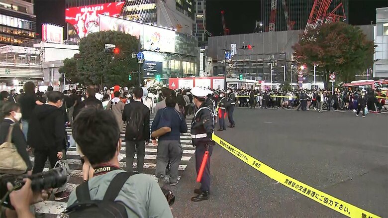警視庁は、ＤＪポリスなどを出動させて警備に当たった