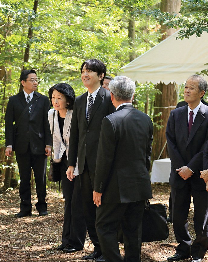 平成30年4月 伊勢神宮 宮域林をご視察(会誌「山林」2018年8月号より)