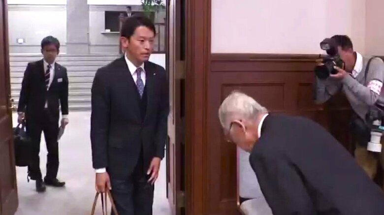 斎藤元彦知事と谷口芳紀市長