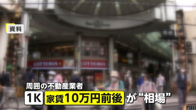 マンション周辺の家賃相場について語る不動産業者