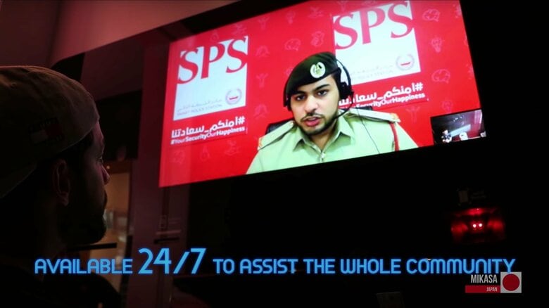 モニター越しでのやりとりも可能（提供：三笠製作所）