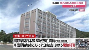 事務所は閉所 鳥取県関西本部職員 新型コロナ感染
