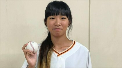 女子スケボー世界ランク2位の赤間凛音が始球式に初挑戦！目指すは最高峰の舞台で表彰台