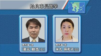 姶良市長選告示 現職と新人の一騎打ちか　鹿児島