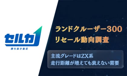 【ランクル300 リセールバリュー分析】残価率110%超えを維持する圧倒的な資産性化のリアルを検証