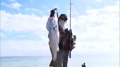 砂浜で釣れる！巨大魚「オオニベ」釣り大会　宮崎市佐土原町で初開催