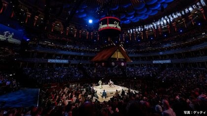 「SUMO」に熱い歓声…34年ぶり大相撲ロンドン公演始まる　ロイヤル・アルバート・ホールに約5400人観衆　チケット完売