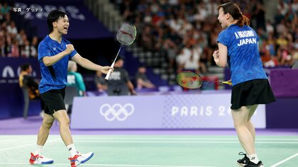 【速報】バドミントン混合ダブルス渡辺勇大、東野有紗の「ワタガシ」ペアが準決勝進出　東京オリンピック銅に続くメダルへ前進