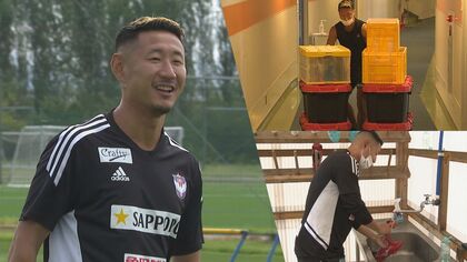 スパイクが好き過ぎて用具係に チームを足元から支えるスタッフに密着 選手と目指すJ1昇格【新潟発】