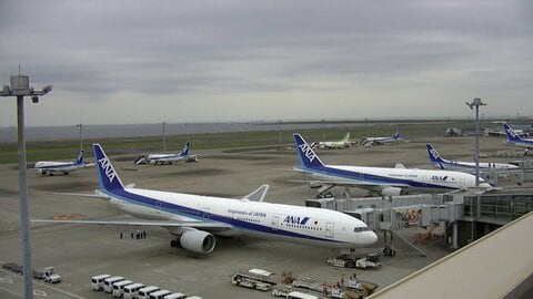 台風30号　空の便欠航相次ぐ　沖縄など発着便　国際線でも