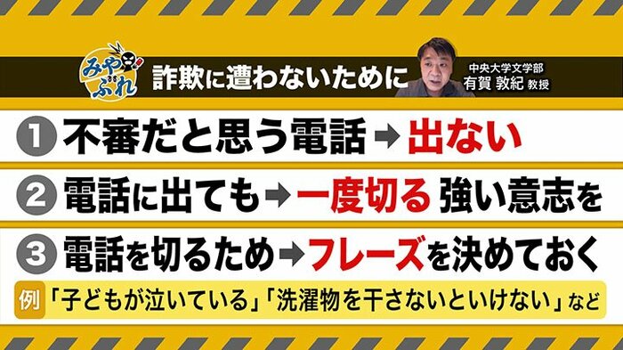 詐欺に遭わないために