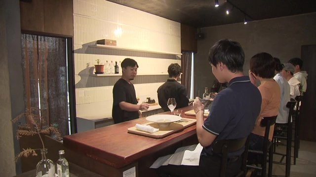 福島県川内村にあるレストランバー「oku」