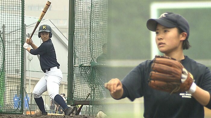 打撃や守備の練習に打ち込む木村選手