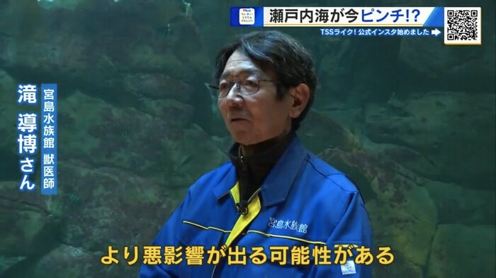 宮島水族館 獣医師・滝導博さん