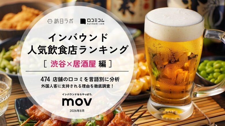 【独自調査】2026年最新：外国人に人気の飲食店ランキング［渋谷×居酒屋編］1位は「博多酒場 すみ吉屋」！| インバウンド人気飲食店ランキング　#インバウンド #MEO