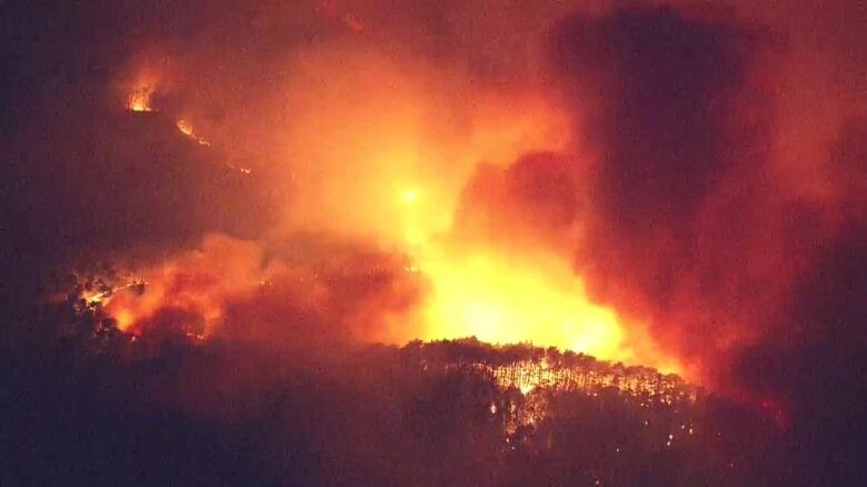 岩手・大槌町山林火災　避難指示は人口の3割に　鎮圧のめど立たず｜FNNプライムオンライン