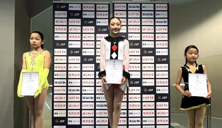 ノービスA女子表彰台（中四国九州選手権）
