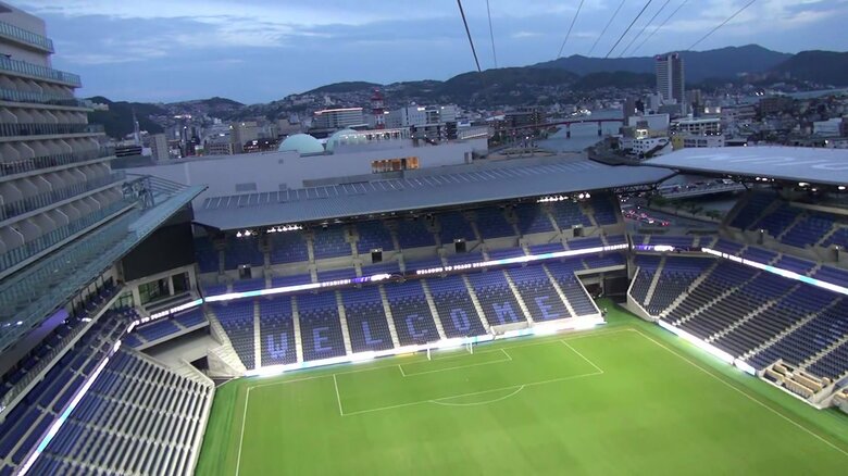 鳥気分になった磯部アナの目線の光景