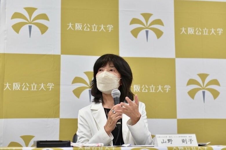 大阪公立大学　現代システム科学研究科　山野則子教授（画像提供：大阪公立大学山野則子研究室）