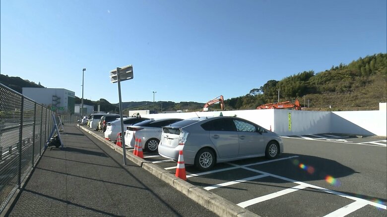 職務質問が行われた国1藤枝バイパス駐車場