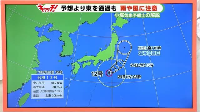【小塚気象予報士の解説】東部・伊豆は24日朝にかけて激しい雨