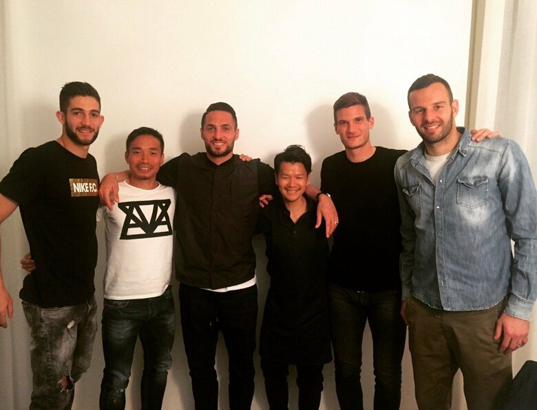 インテルのチームメイトと加藤さん