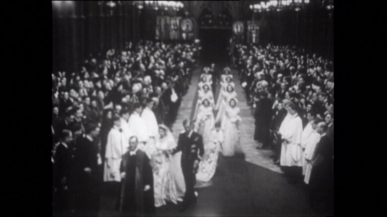 エリザベス女王とフィリップ殿下の結婚式（1947年）