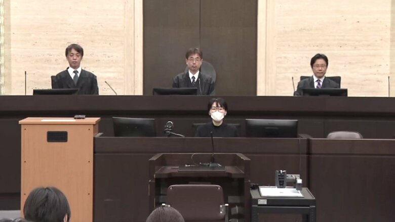 控訴審の法廷（4月25日）