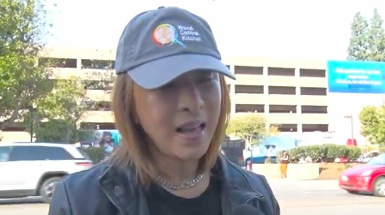 X JAPANのYOSHIKIさん