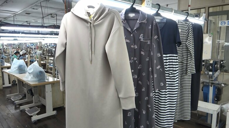 日本に輸出する妊婦向けの衣類