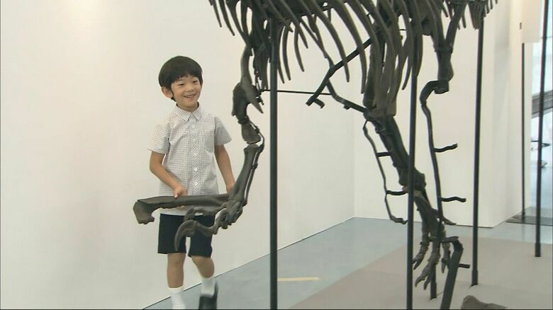 勝山市にある福井県立恐竜博物館にて