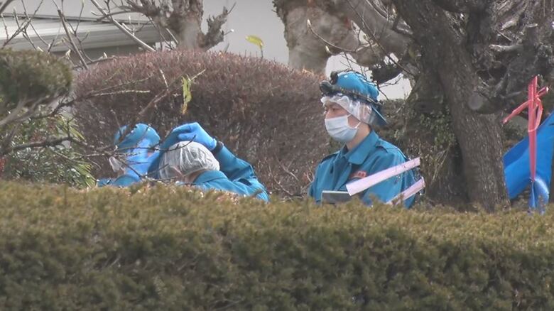 事件現場（長野県伊那市　2022年12月）