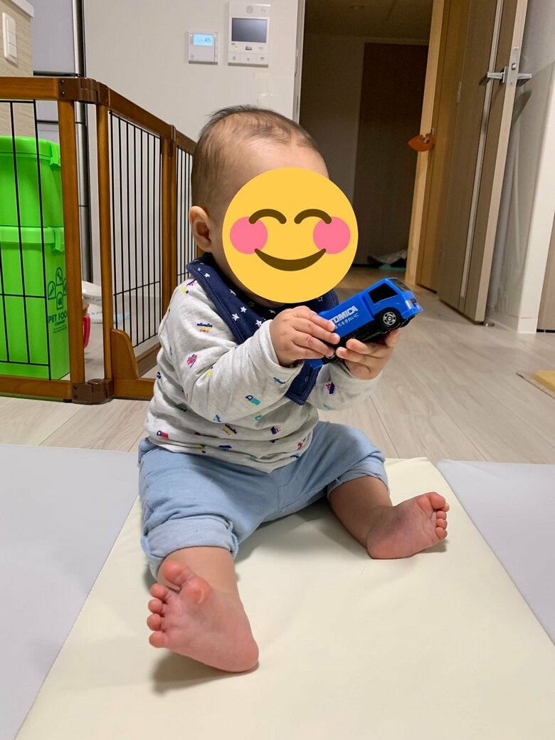 8カ月の息子さん