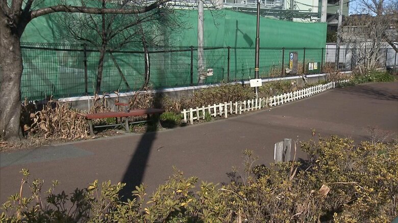 永田被告が職務質問を受けた現場（東京・足立区）